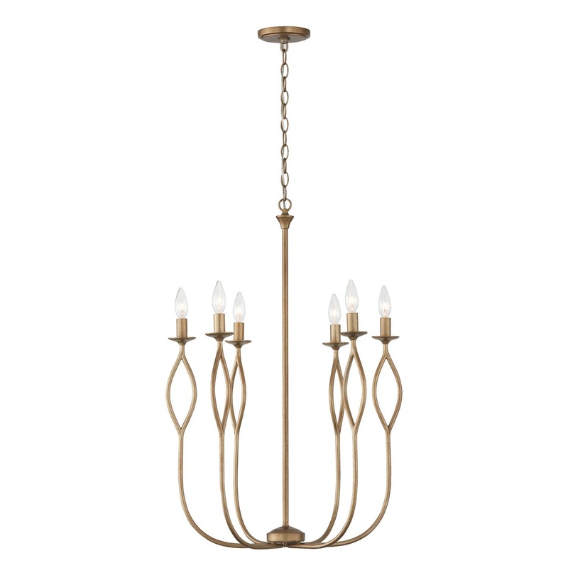 Cohen 6-Light Chandelier in Mystic Luster