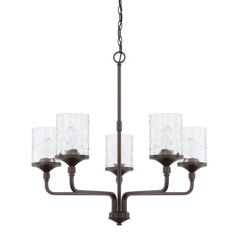 Colton 5-Light Chandelier in Bronze