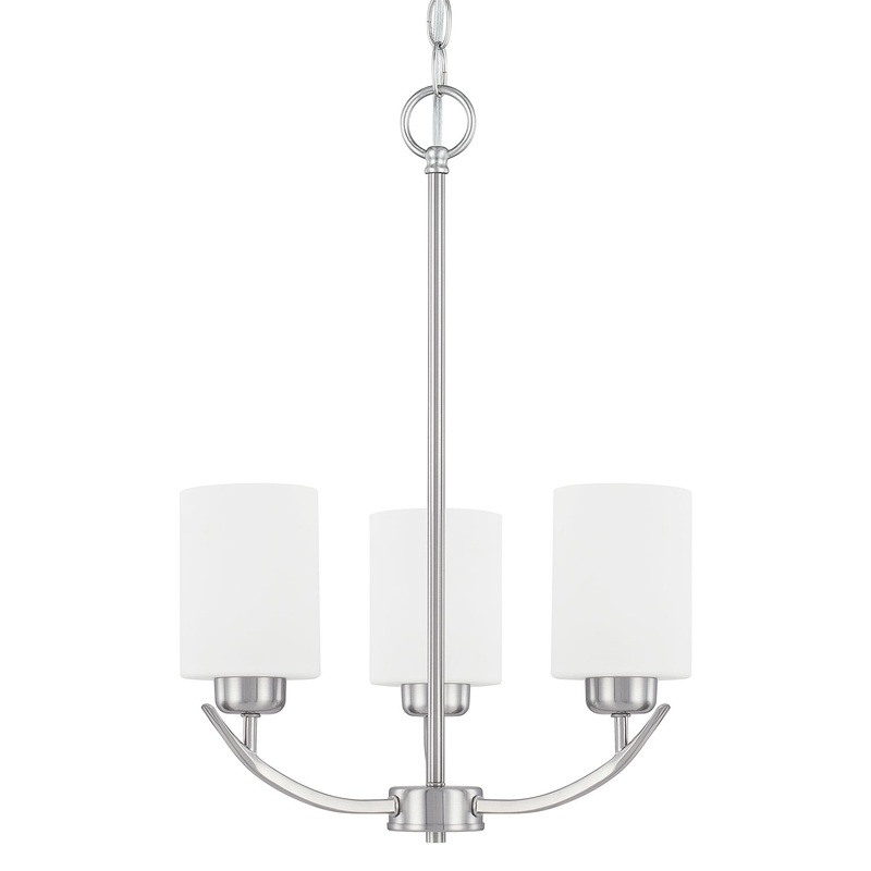 Dixon 3-Light Chandelier in Brushed Nickel