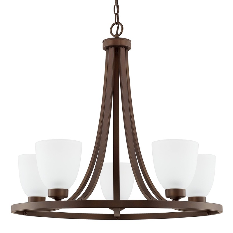 Jameson 5-Light Chandelier in Bronze