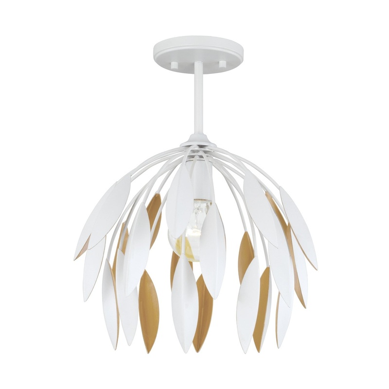Margeaux 1-Light Pendant in Matte White