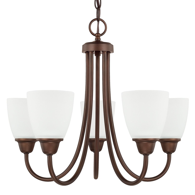 Trenton 5-Light Chandelier in Bronze