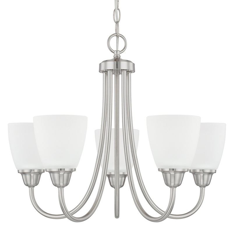 Trenton 5-Light Chandelier in Brushed Nickel
