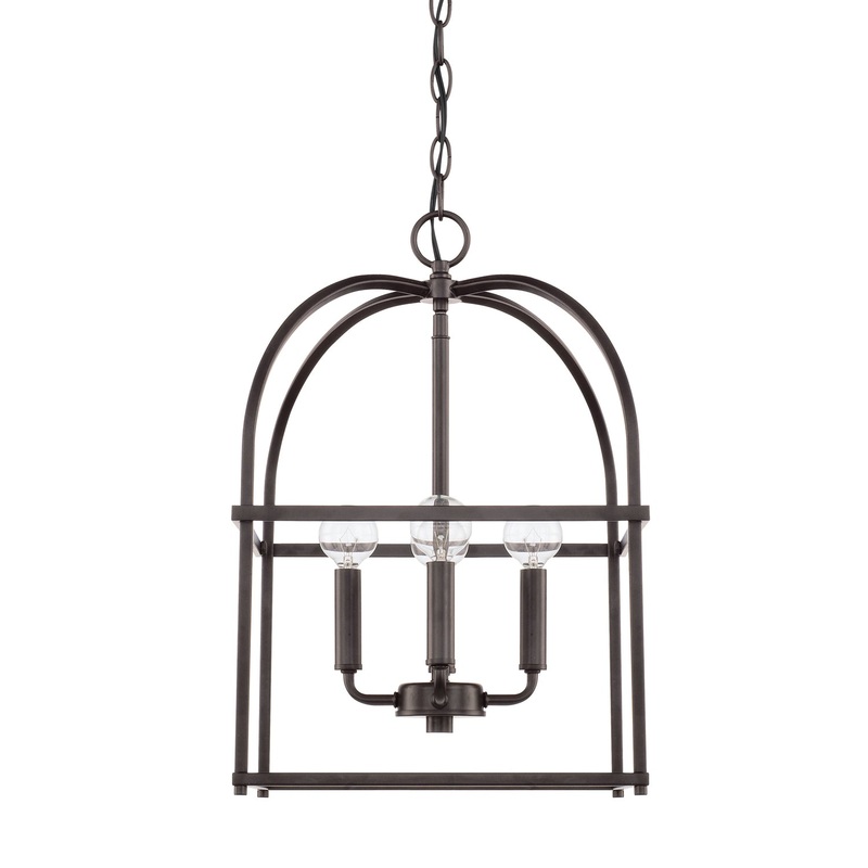 Aubrey 4-Light Foyer Pendant in Bronze