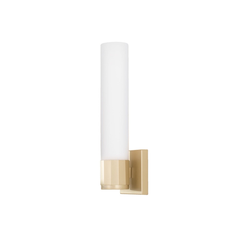 Sutton 1-Light Wall Sconce in Soft Gold