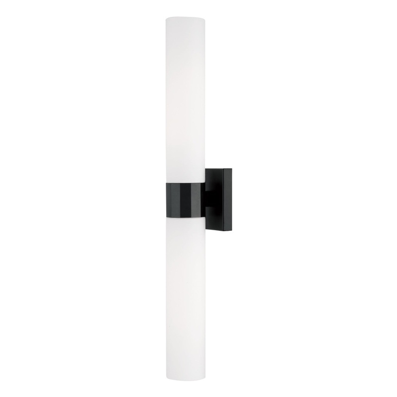 Sutton 2-Light Wall Sconce in Matte Black