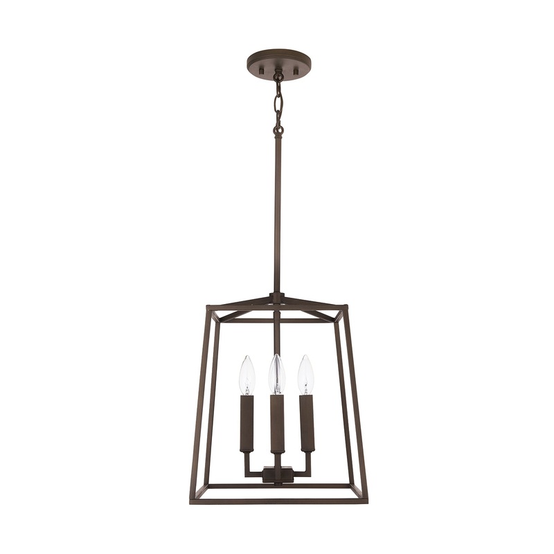 Thea 4-Light Foyer Pendant in Oil Rubbed Bronze