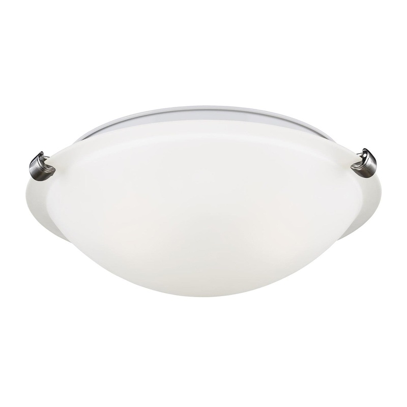 2-Light Ceiling Flush Mount