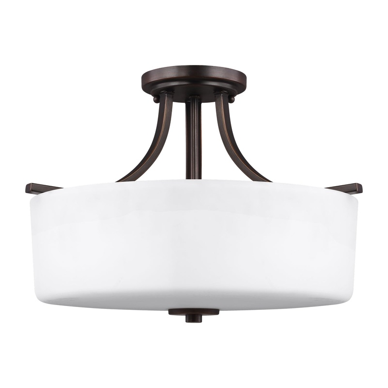 Canfield 3-Light Semi-Flush Mount