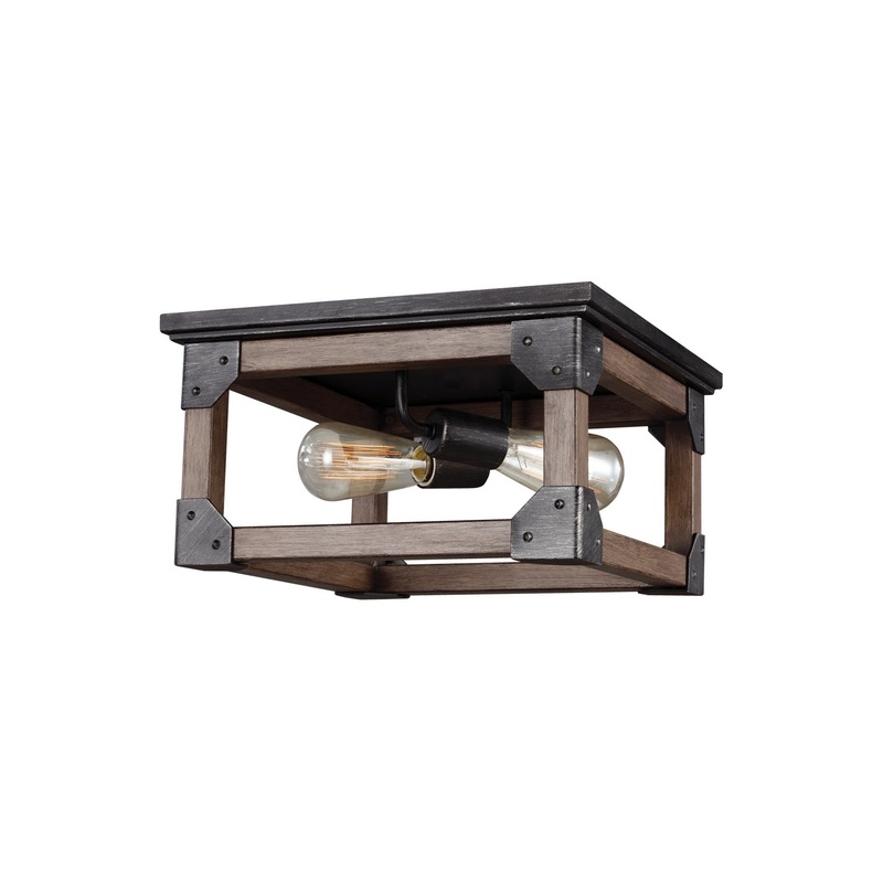 Dunning 2-Light Ceiling Flush Mount