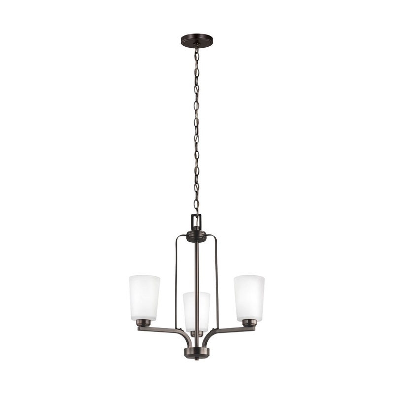 Franport 3-Light Chandelier
