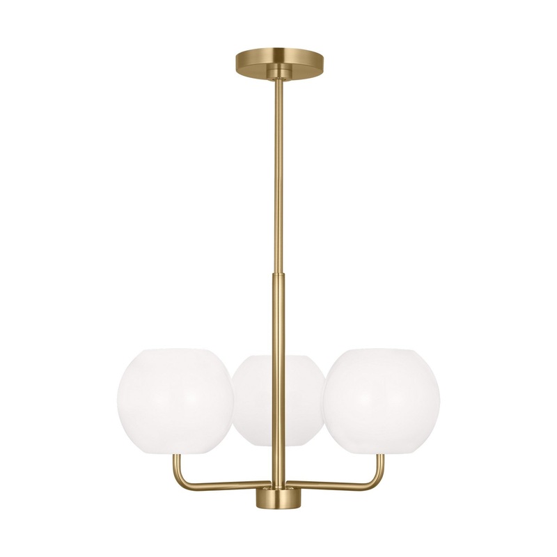 Rory 3-Light Chandelier in Satin Bronze