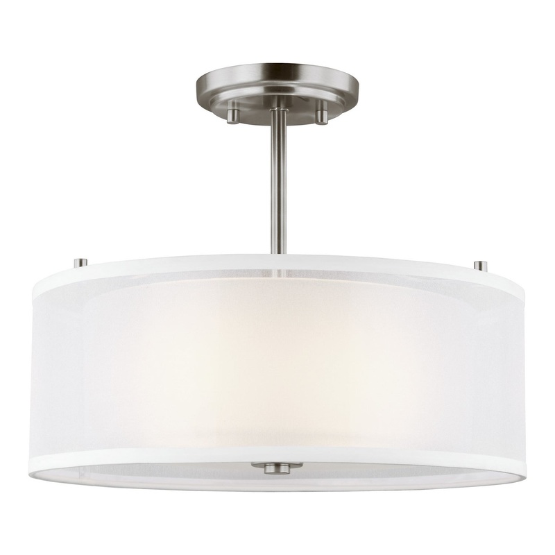 Elmwood Park 2-Light Semi-Flush Mount