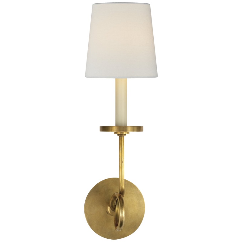 Symmetric Twist 1-Light Wall Sconce