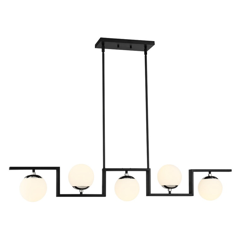 Alluria Ii 5-Light Island Pendant in Sable Bronze Patina