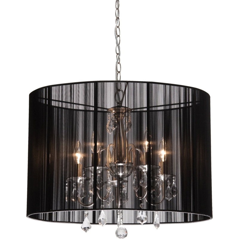 Claremont 5-Light Chandelier in Black