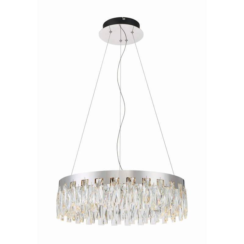 Curio LED Pendant in Chrome