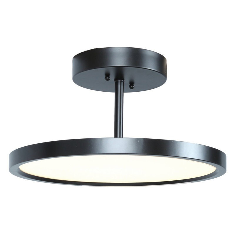 Sphere LED Semi Flush Mount in Oil Rubbed Bronze