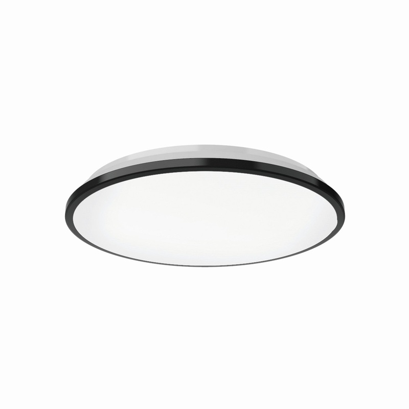 Brook LED Flush Mount in Black