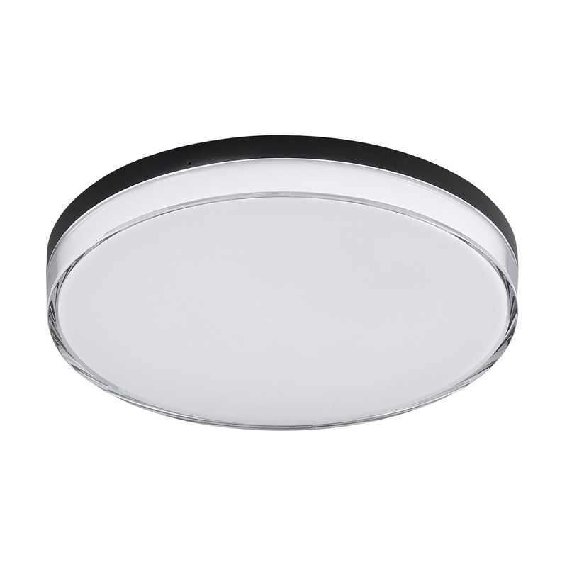 Edge LED Flush Mount in Black