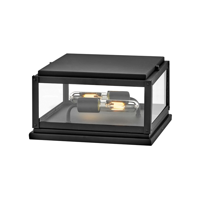 Max LED Pier Mount in Black