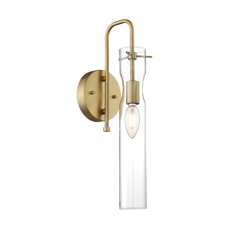 Spyglass 1-Light Wall Sconce in Vintage Brass
