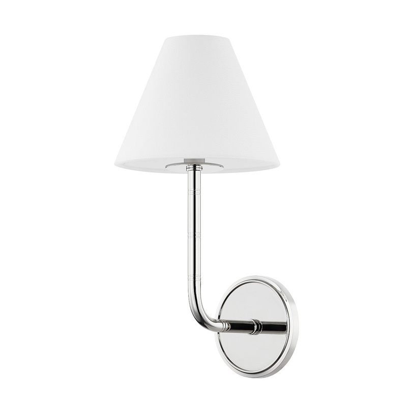 Trice 1-Light Wall Sconce in Polished Nickel