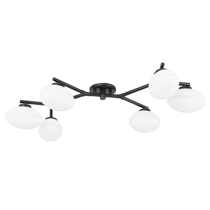 Wagner 6-Light Semi Flush Mount
