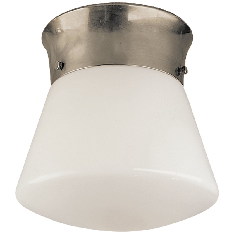 Perry 1-Light Ceiling Mount in Antique Nickel