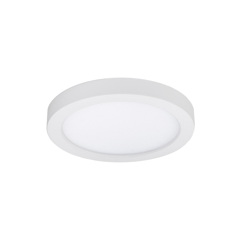 Round LED Flush Mount in White