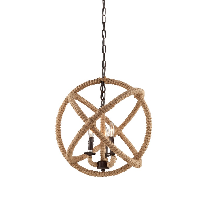 Danbury Chandelier in Bronze