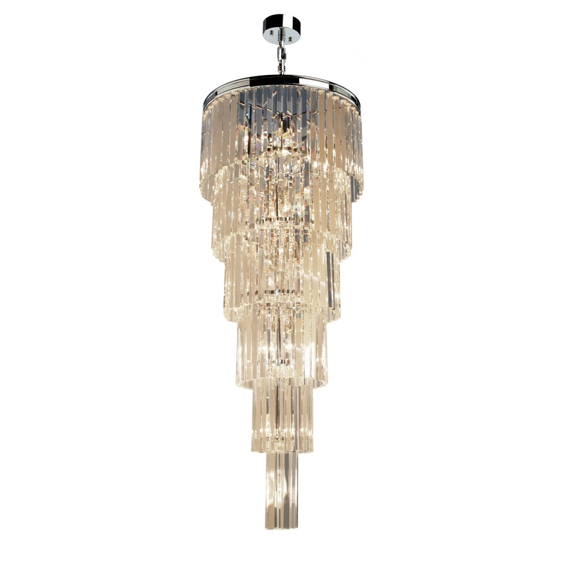 El Dorado Chandelier in Chrome