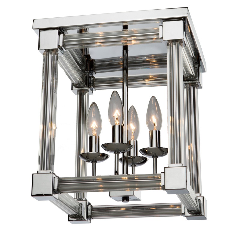 Prince Arthur Flush Mount in Chrome