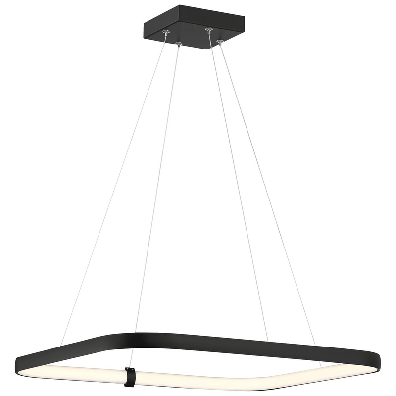 Ravello LED Pendant in Matte Black