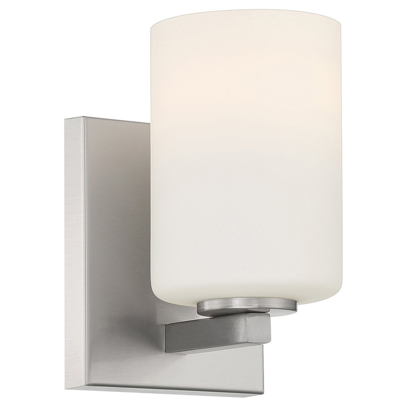 Sienna LED Wall Sconce in Brushed Steel