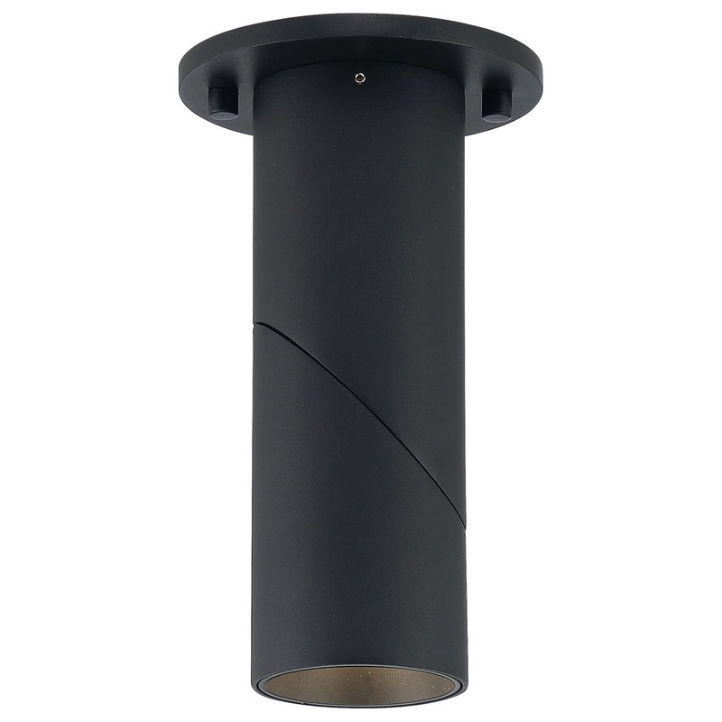 Transformer RND LED Spotlight in Black