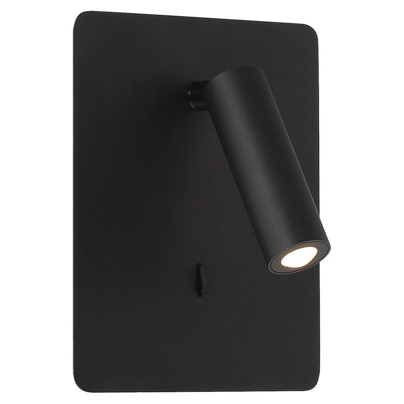 Villa LED Reading Light in Matte Black