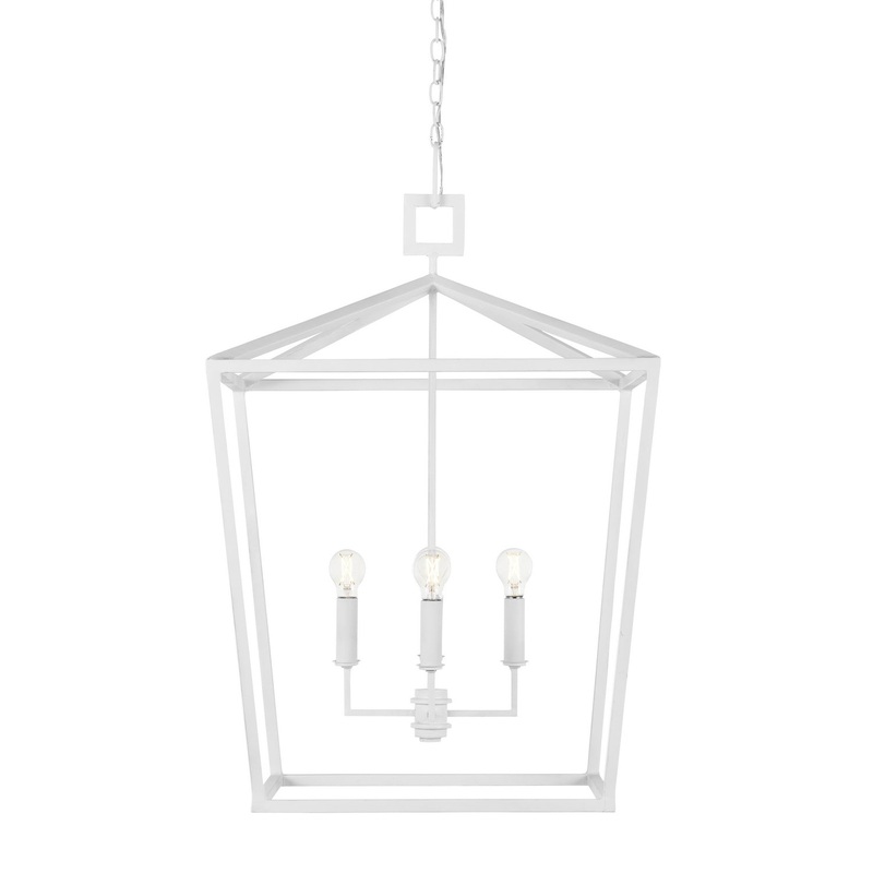 Denison 5-Light Chandelier in Gesso White