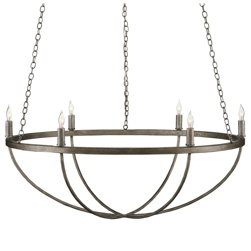 Quillian 6-Light Chandelier in Light Mole