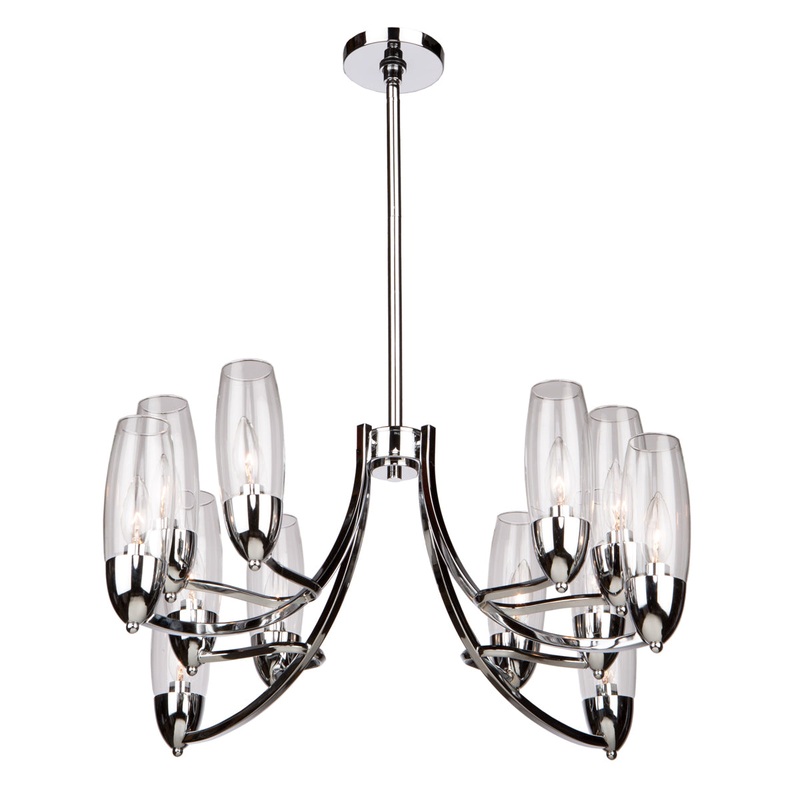 Trilogy Chandelier in Chrome