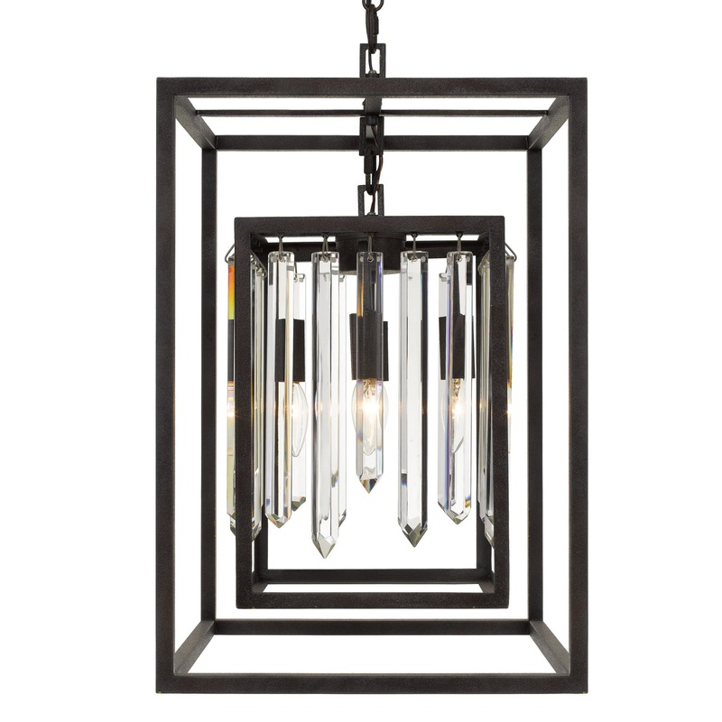 Hollis 4-Light Chandelier in Forged Bronze
