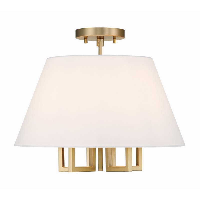 Westwood 5-Light Ceiling Mount in Vibrant Gold