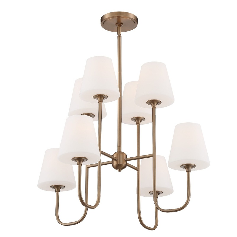 Keenan 8-Light Chandelier in Vibrant Gold