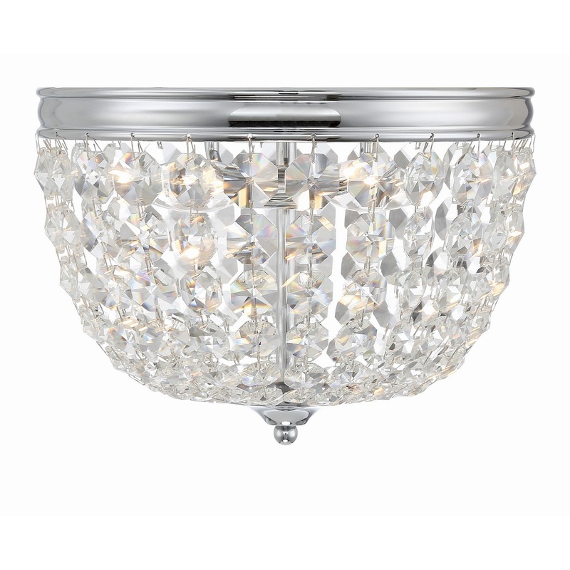Nola 2-Light Ceiling Mount in Polished Chrome