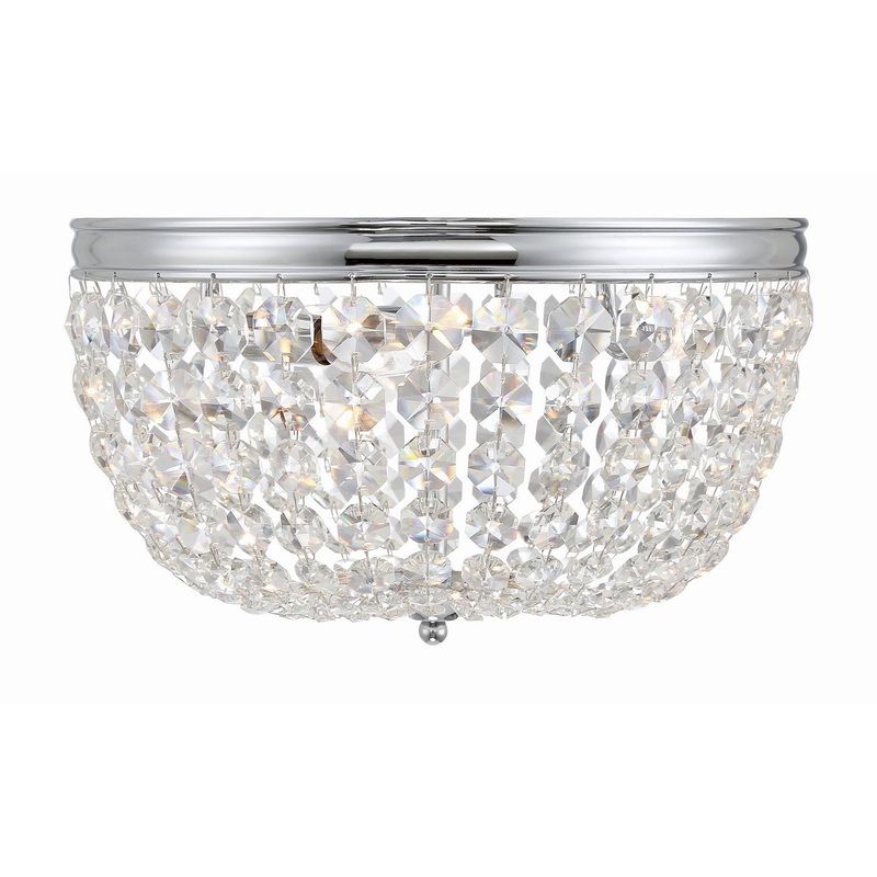 Nola 3-Light Ceiling Mount in Polished Chrome