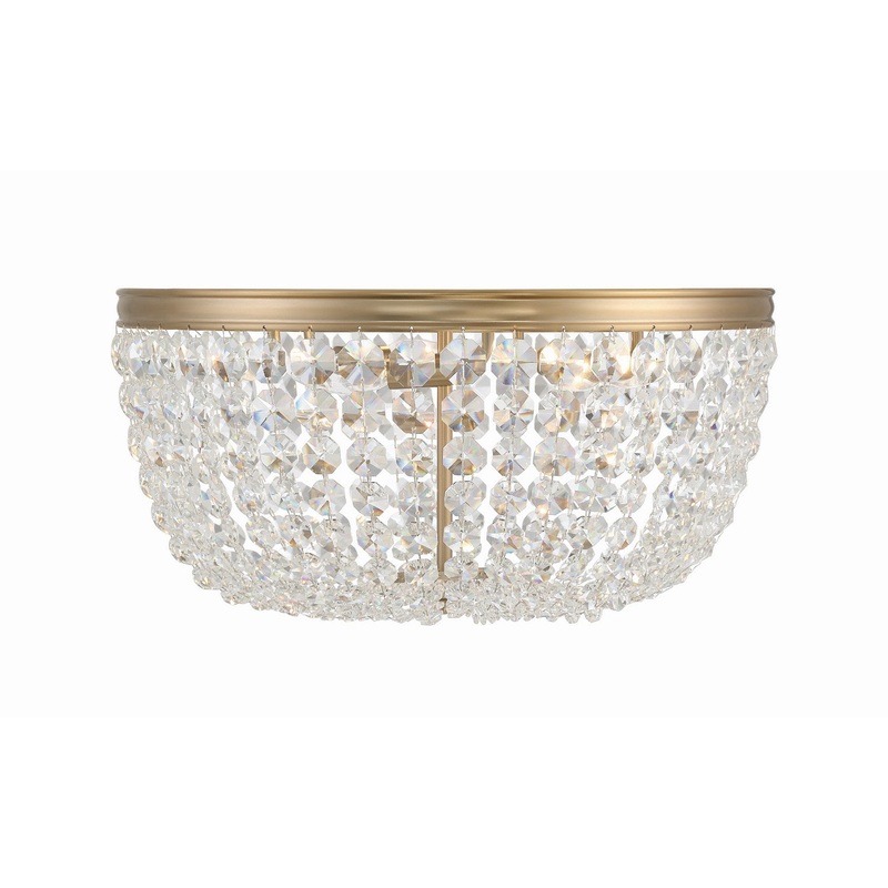Nola 5-Light Ceiling Mount in Vibrant Gold
