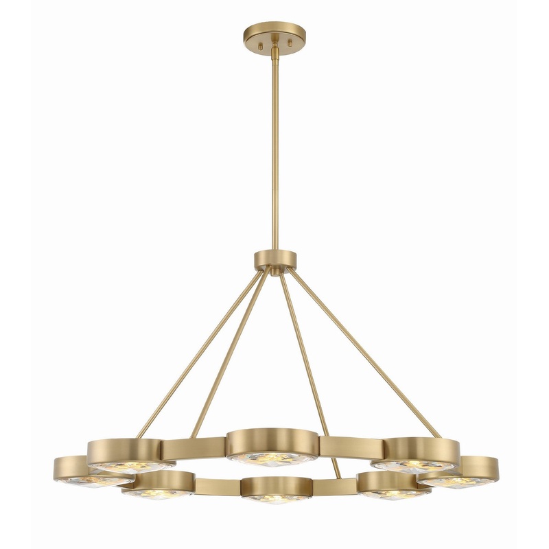 Orson 8-Light Pendant in Modern Gold