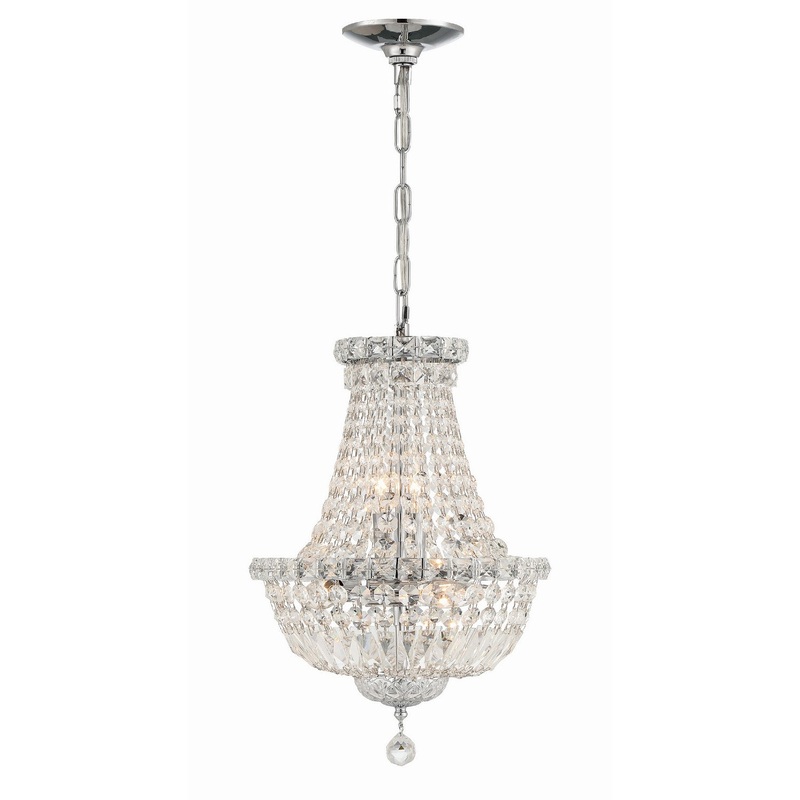 Roslyn 5-Light Mini Chandelier in Polished Chrome