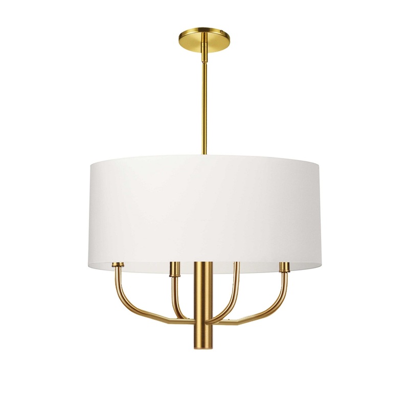 Eleanor 4-Light Chandelier in White