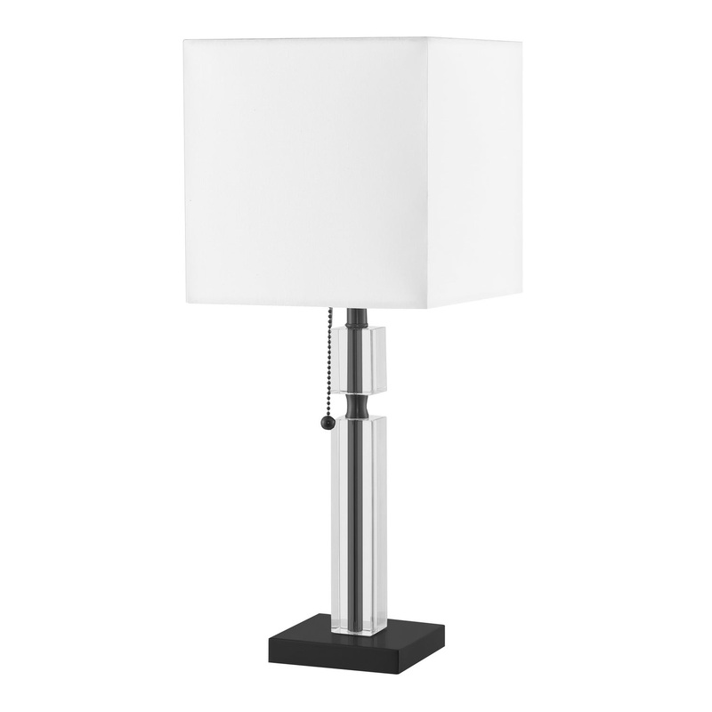 Fernanda 1-Light Table Lamp in Matte Black